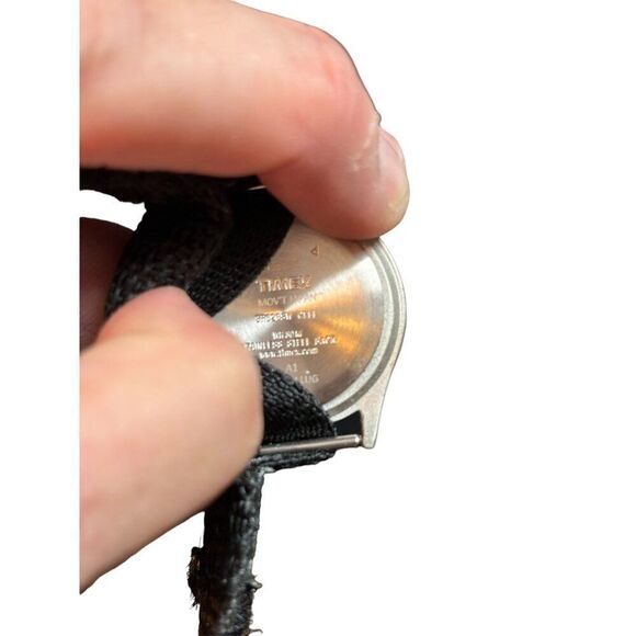 Timex Women's Analog Watch Black Strap White Dial WR 30M 25mm Case - Picture 7 of 9